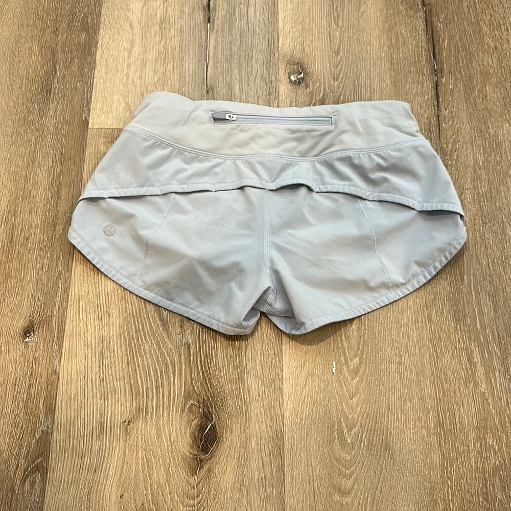 light light purple lululemon shorts